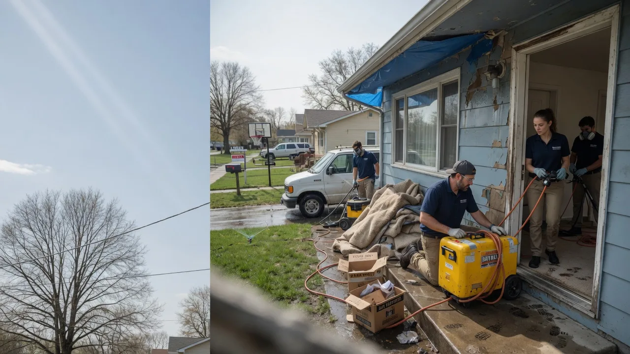 Basement Flood Cleanup in Idaville, IN near me